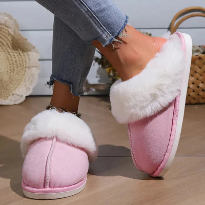 Winter Slippers - Warm - Indoor - Fluffy Slippers - House Slippers-Grace Aura